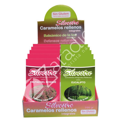 EXPOSITOR CARAMELOS INTEGRALES RELLENOS 100G
