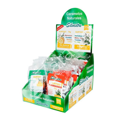 EXPOSITOR CARTON CARAMELOS SURTIDOS