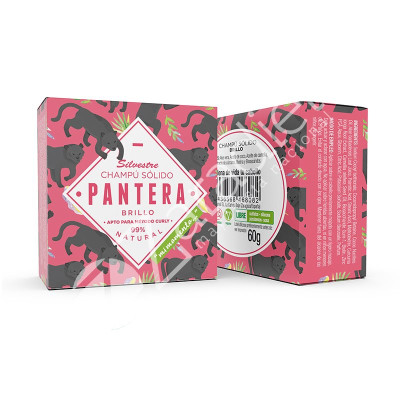 CHAMPÚ SOLIDO ACTIVADOR BRILLO 60gr PANTERA - SILVESTRE