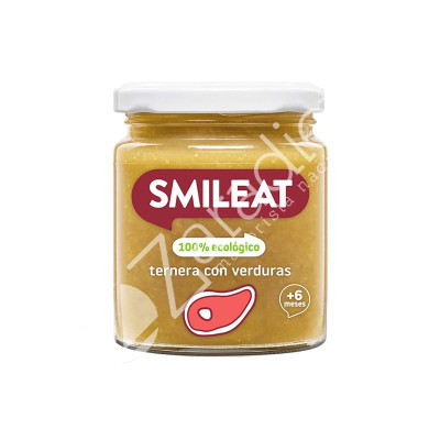 TARRITO DE TERNERA CON VERDURAS 230 GR. - SMILEAT