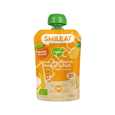 POUCH ALMENDRA, MANGO Y PIÑA 100 G ECO - SMILEAT