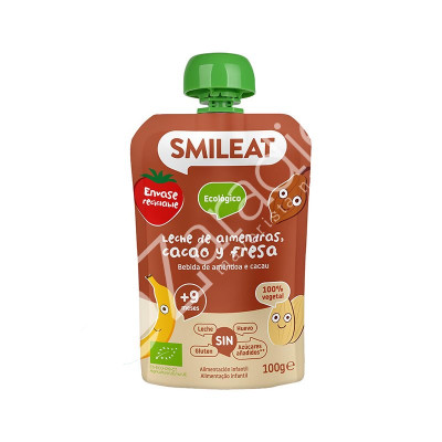 POUCH ALMENDRA, CACAO Y FRESA 100G ECO - SMILEAT