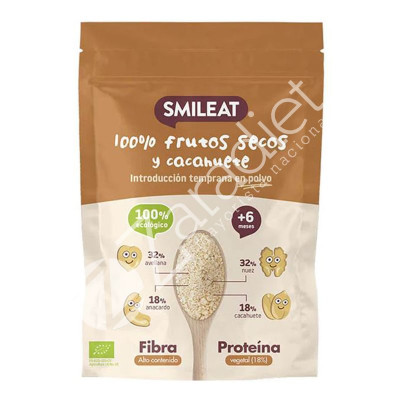 MIX FRUTOS SECOS Y CACAHUETE 200G - SMILEAT