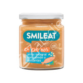 TARRITO CON CACHITOS DE ARROZ/SALMON Y GUISANTES - SMILEAT