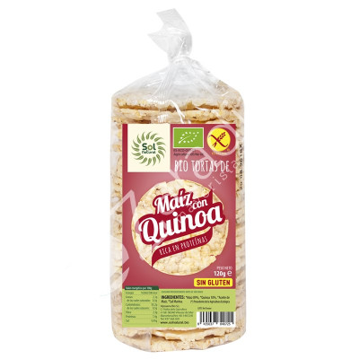 TORTAS MAIZ QUINOA SIN GLUTEN 120G