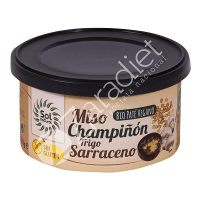 PATE MISO CHAMPIÑON TRIGO SARRACENO BIO 125G