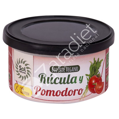 PATE RUCULA Y POMODORO BIO 125G