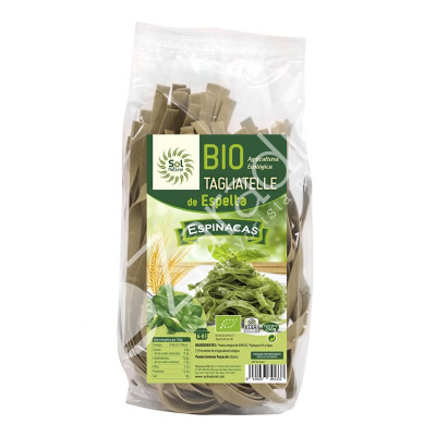 TAGLIATELLE ESPELTA ESPINACA BIO 250G