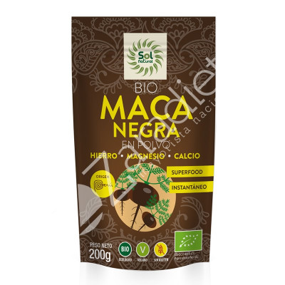 MACA NEGRA POLVO BIO 200G