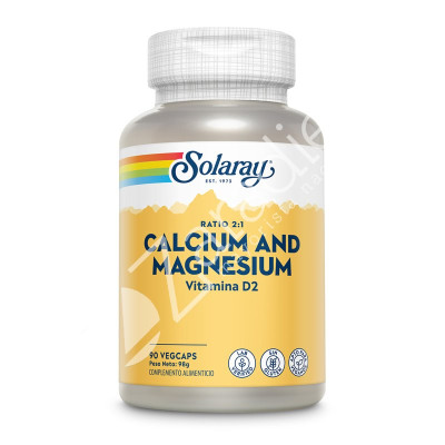 CALCIUM MAGNESIUM 90CAP - SOLARAY