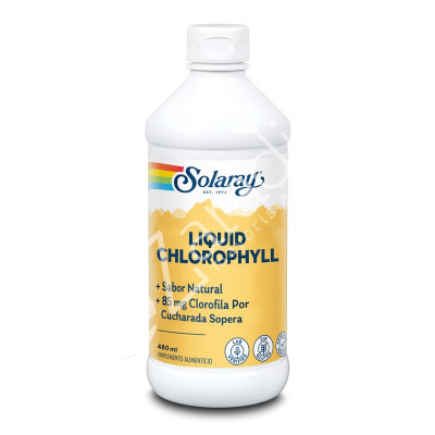 CLOROFILA LÍQUIDA 480ML - SOLARAY