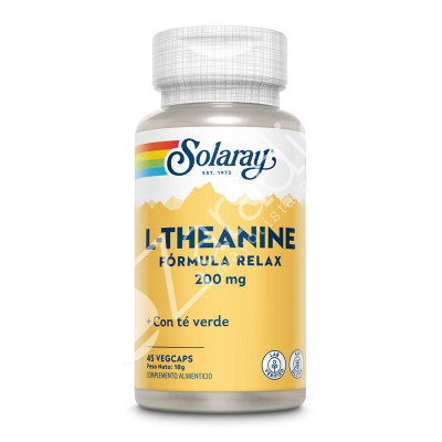 L THEANINE 200MG 45CAP - SOLARAY