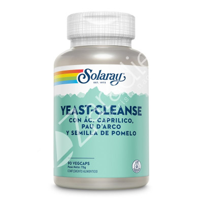 YEAST CLEANSE 90CAP - SOLARAY