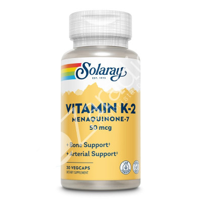 VITAMINA K2 (MENAQUINONE 7) 30CAP - SOLARAY