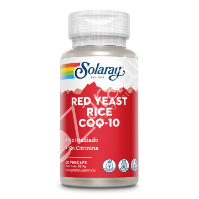 RED YEAST RICE PLUS Q10 60CAP - SOLARAY