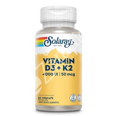 D3 K2 MK7 60CAP - SOLARAY