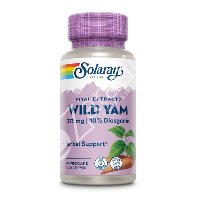 WILD YAM 60VEGCAPS - SOLARAY