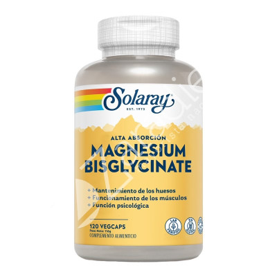  BISGLYCINATO MAGNESIO 120COMP - SOLARAY