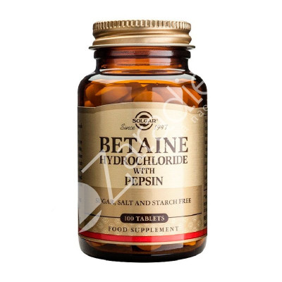 BETAINA CLORHIDRATO CON PEPSINA 100COMP