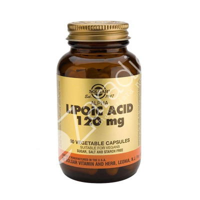 ACIDO ALFA LIPOICO 120MG 60CAP VEGETALES