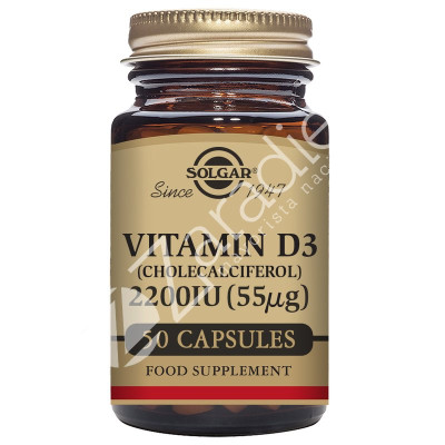 VITAMINA D3 2.200UI 50CAP VEGETALES