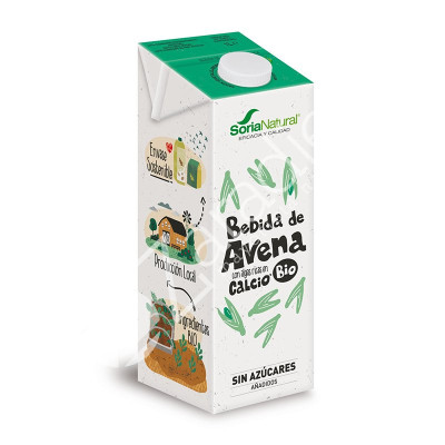 BEBIDA DE AVENA CON ALGAS Y CALCIO ECO 1L - SORIA NATURAL