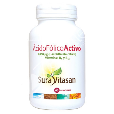 ACIDO FÓLICO ACTIVO 60 COMP - SURA VITASAN