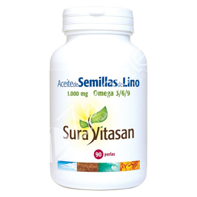 ACEITE DE SEMILLAS LINO 90 PERLAS - SURA VITASAN
