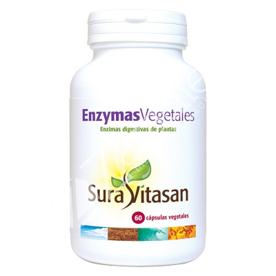 ENZYMAS DIGESTIVAS VEGETALES 60 CAP - SURA VITASAN