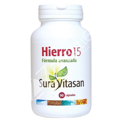 HIERRO 15 90 CAPS - SURA VITASAN