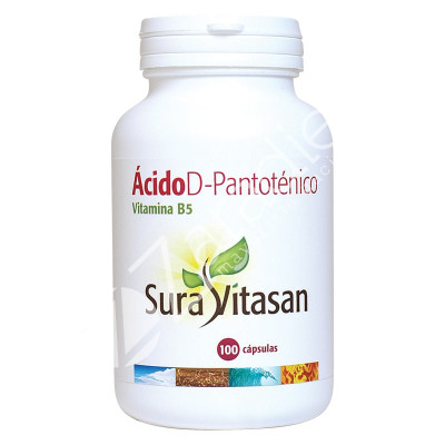 ACIDO PANTOTÉNICO 500MG 100CAP - SURA VITASAN