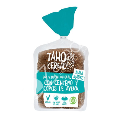 PAN CENTENO Y COPOS AVENA BIO 400G - TAHO