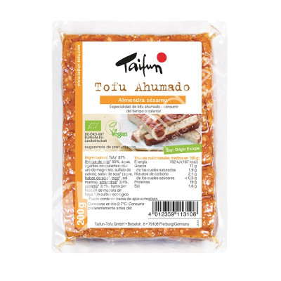 TOFU AHUMADO ALMENDRA Y SESAMO BIO 200G - TAIFUN
