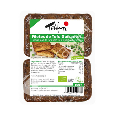 FILETES DE TOFU CON GUISANTES BIO 160G - TAIFUN