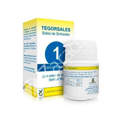 TEGORSAL 1 CALCIUM FLUORATUM 1UD