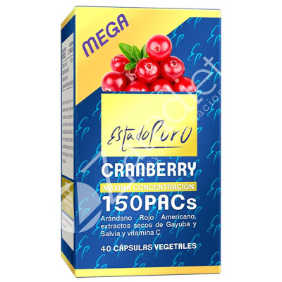 CRANBERRY MEGA 150PACS ESTADO PURO 40CAP