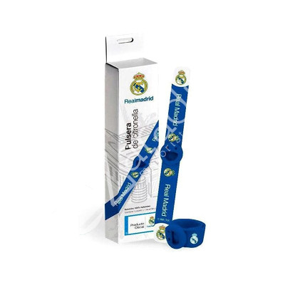 PULSERA REAL MADRID ANTIMOSQUITOS 2 PASTILLAS - VAZA
