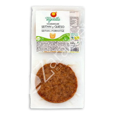 VEGEBURGUER SEITAN Y QUESO  BIO 160G