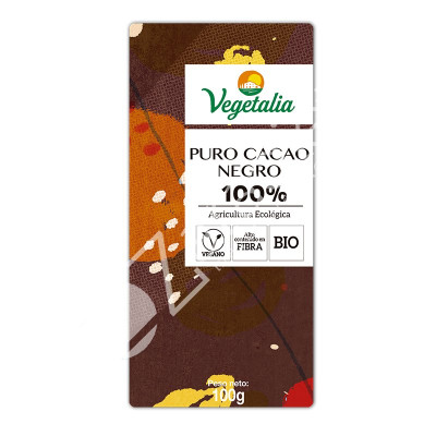 CHOCOLATE NEGRO 100% BIO 100G