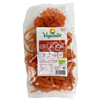 TALLARINES LENTEJA ROJA S/GLUTEN BIO 250G