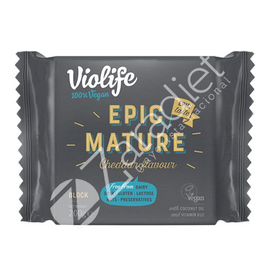 BLOQUE VEGANO EPIC MATURE CHEDDAR 200G - VIOLIFE