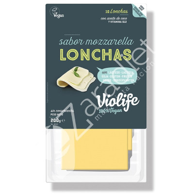 LONCHAS VEGANAS SABOR MOZZARELLA 200G - VIOLIFE