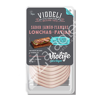 LONCHAS VEGANAS VIODELI JAMON YORK 100G - VIOLIFE