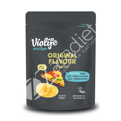 QUESO VEGANO RALLADO ORIGINAL 200G - VIOLIFE
