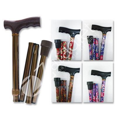 BASTON ALUMINIO BRONCE PLEGABLE