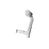 BASTON INGLES CODO ALUMINIO BI-REGULABLE GRIS