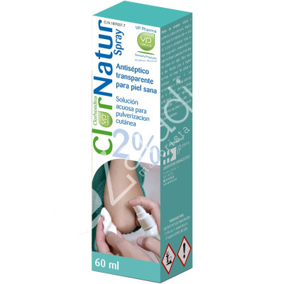 CLORNATUR CLORHEXIDINA 2% SOLUCION ACUOSA SPRAY 60ML