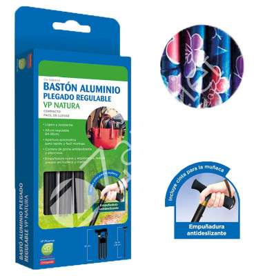BASTON ALUMINIO KIOTO PLEGABLE