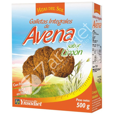GALLETAS AVENA 500G SABOR LIMON - HIJAS DEL SOL