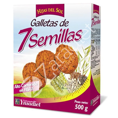 GALLETAS 7 SEMILLAS 500G - HIJAS DEL SOL